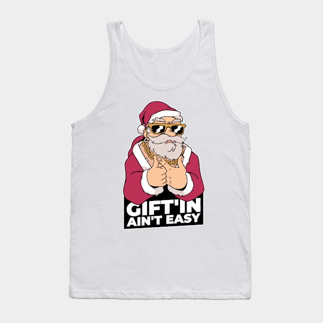 Funny Santa Tank Top by LR_Collections